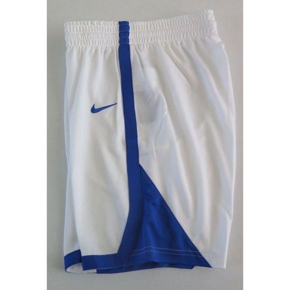 Nike AV2251 108 Women's Sz XS White/Team Royal Blue Basketball Practice Shorts - Picture 3 of 4